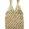 Macrame jute handbag