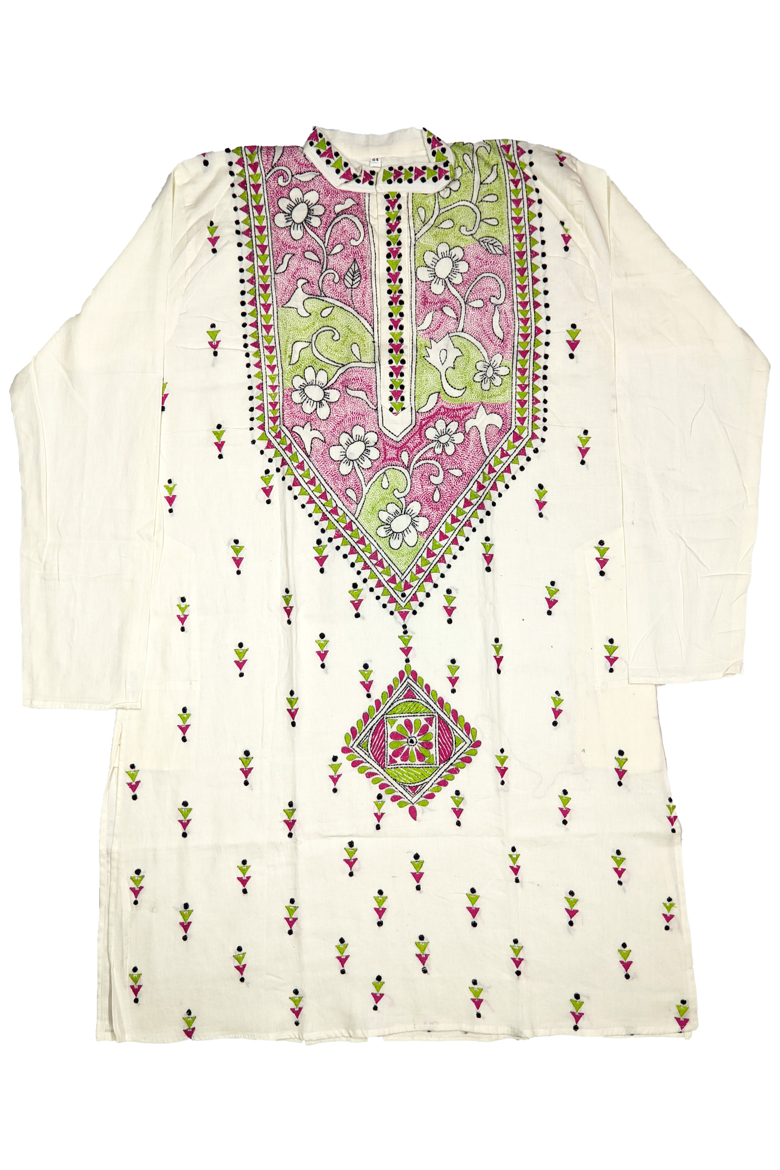 Buy Yellow Punjabi, Puja Special Punjabi, Hand Kantha Stitch Cotton  Punjabi, Kurtas for Men, Indian Bengali Traditional Dress, Size 40 slim  Online in India - Etsy