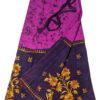 kantha batik wrap skirt