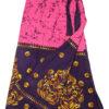 kantha stitch batik printed wrap around skirt