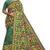 kantha stitch saree