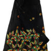 kantha stitched wrap skirt