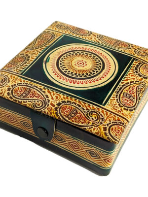 batik leather jewellery box