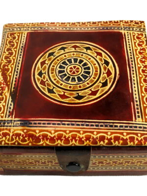 batik leather jewellery box