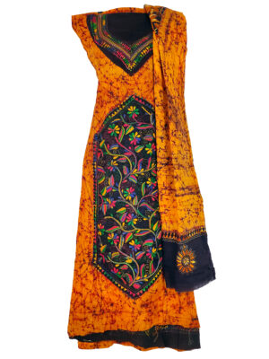 kantha batik dress material