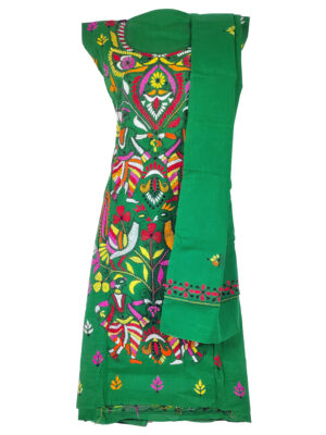 kantha stitch salwar suit material