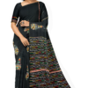 kantha stitch saree