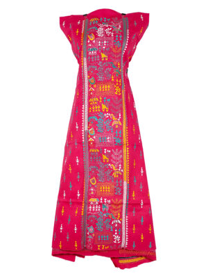 kantha work kurta piece