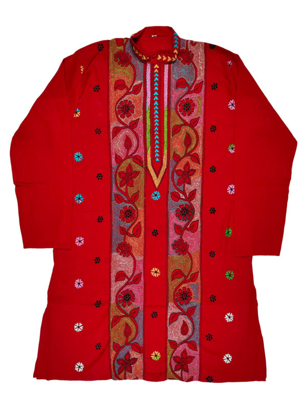 kantha embroidered kurta punjabi