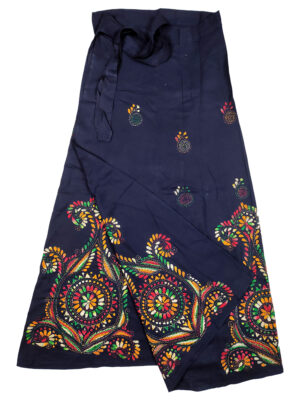 kantha wrap skirt