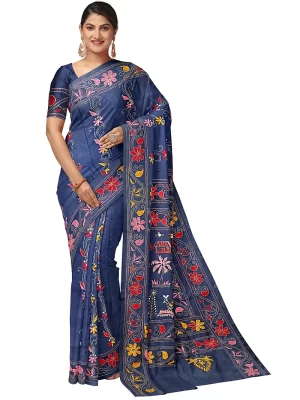 soul of bengal kantha work saree