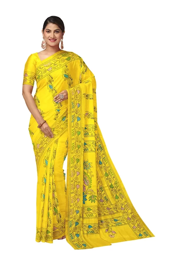 soul of bengal kantha stitch saree
