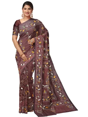 soul of bengal kantha work saree