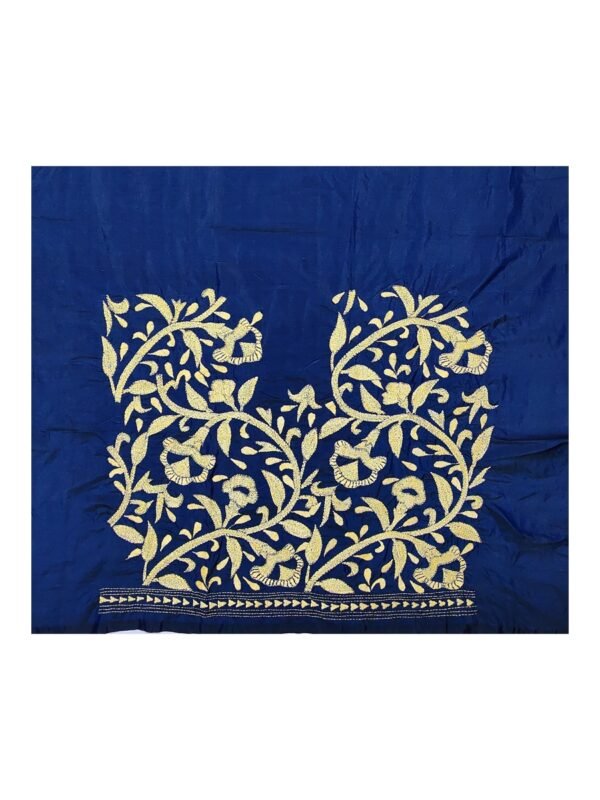 Kantha Stitched Blouse Material - Image 3