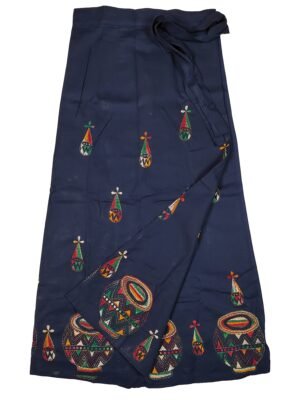 kantha wrap skirt