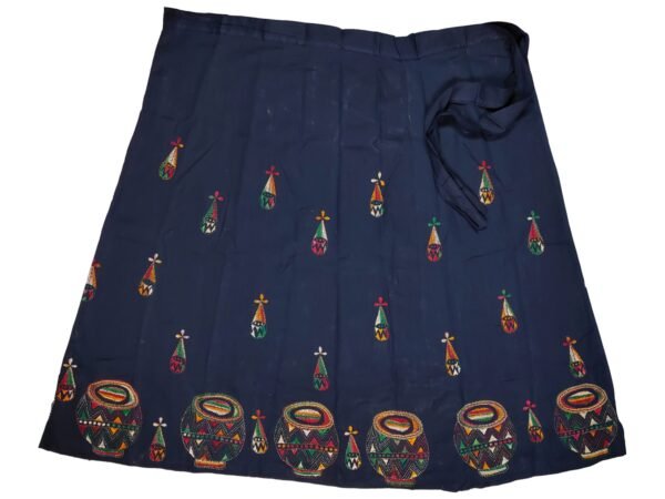 Kantha Stitched Wrap Around Skirt - Image 2