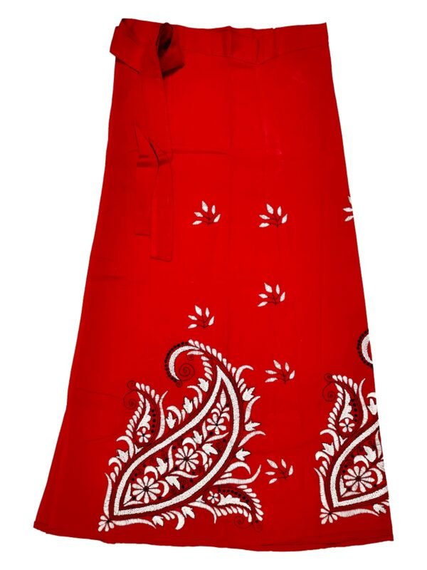 Kantha Stitched Wrap Around Skirt - Image 3