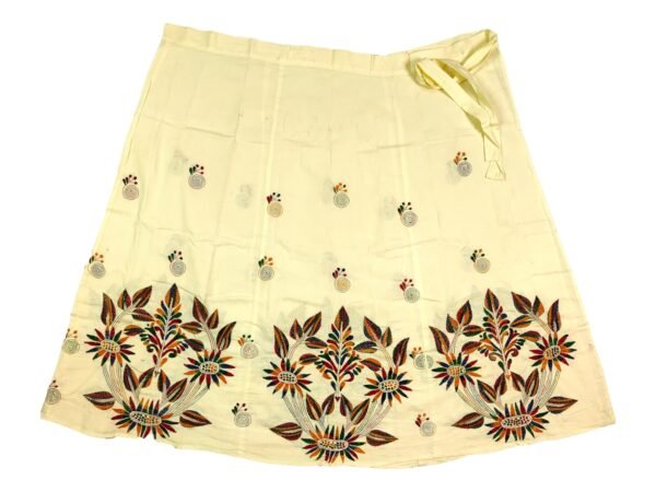 Kantha Stitched Wrap Around Skirt - Image 2