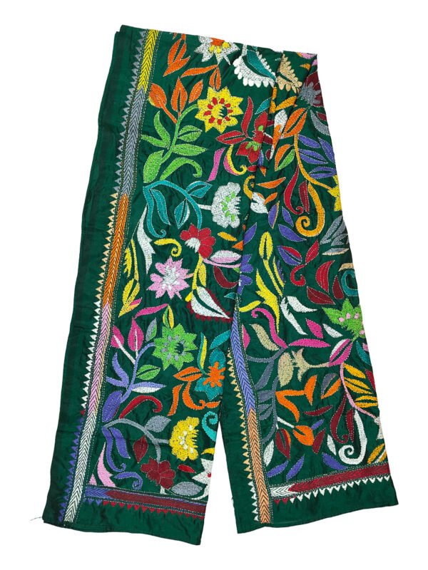 kantha work stole