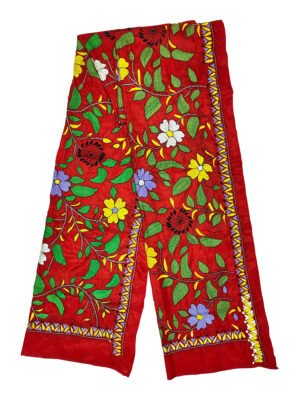kantha work stole