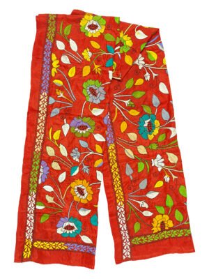 kantha work stole