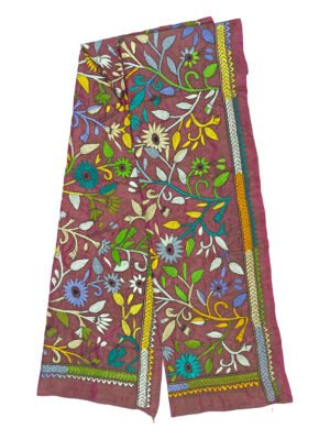 kantha embroidered stole