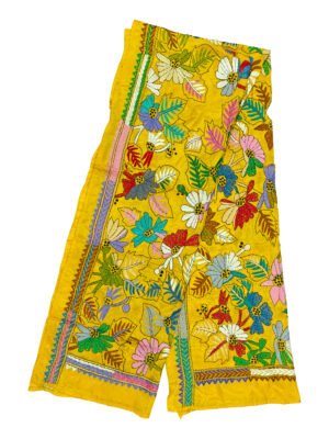 kantha work stole