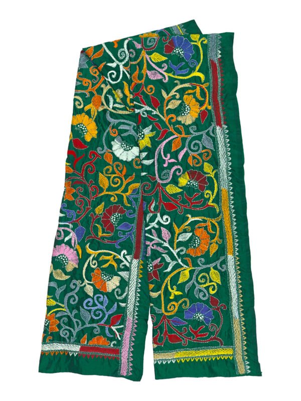 kantha work stole