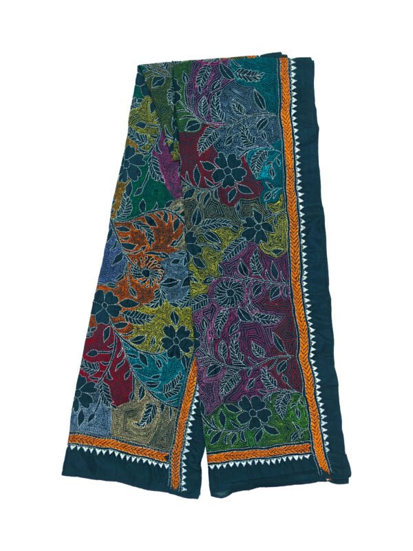 kantha stitch stole