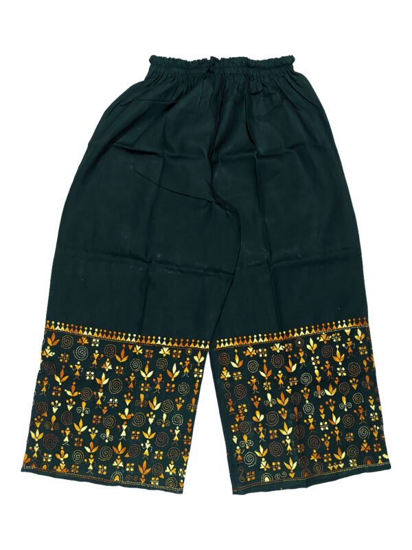 Kantha Embroidered Palazzo - Image 4