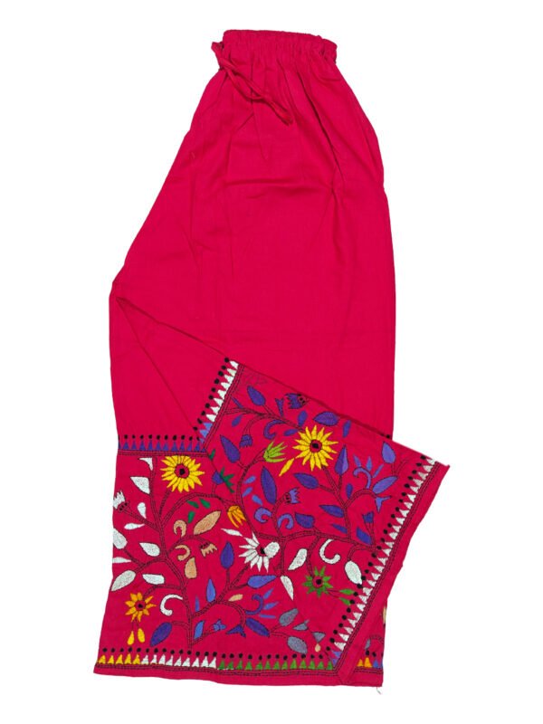 kantha stitched palazzo