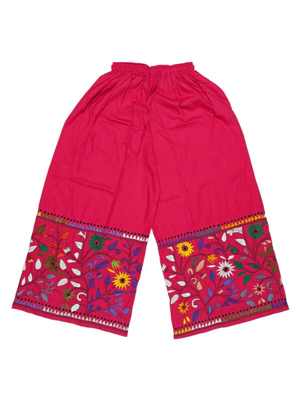 Kantha Embroidered Palazzo - Image 3