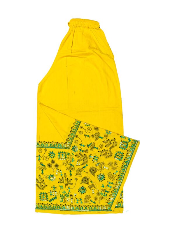 kantha stitched palazzo