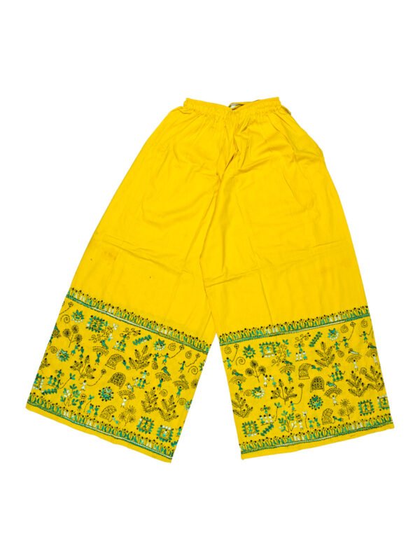 Kantha Embroidered Palazzo - Image 3