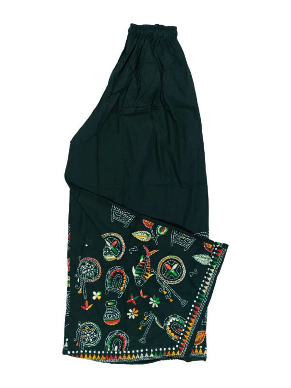 kantha stitched palazzo