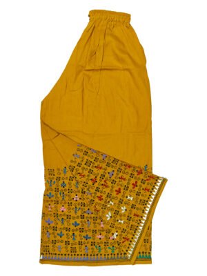 kantha stitched palazzo