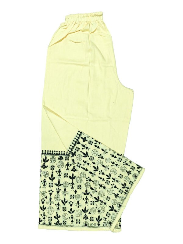 kantha stitched palazzo