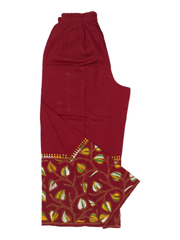kantha stitched palazzo