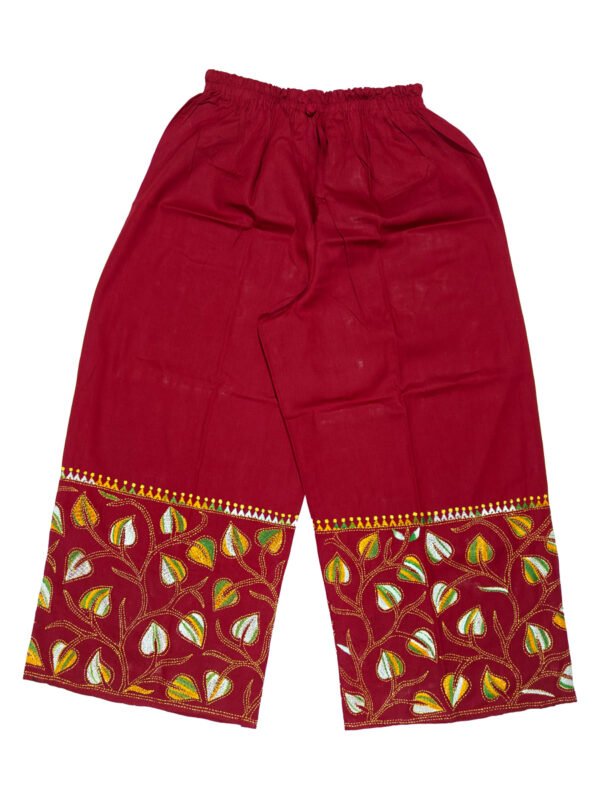 Kantha Embroidered Palazzo - Image 3