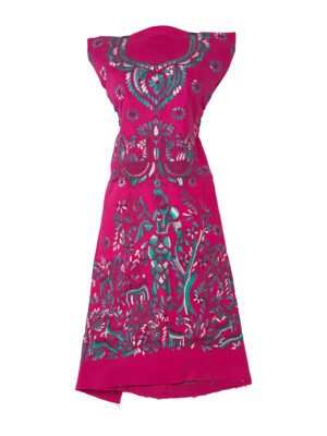 kantha work kurti material