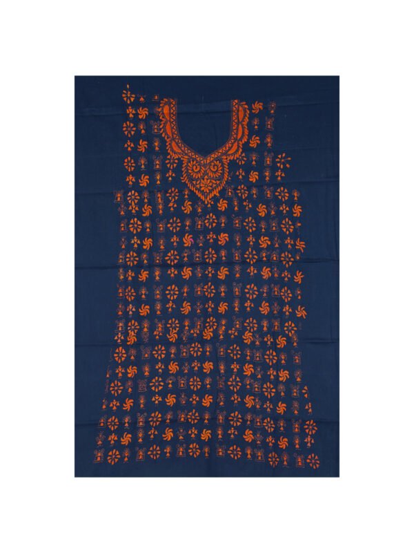 Kantha Stitched Kurti Material - Image 3
