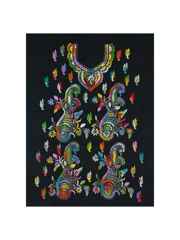 Kantha Stitched Kurti Material - Image 3