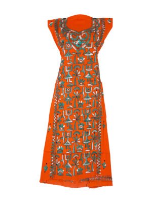 kantha work kurti material