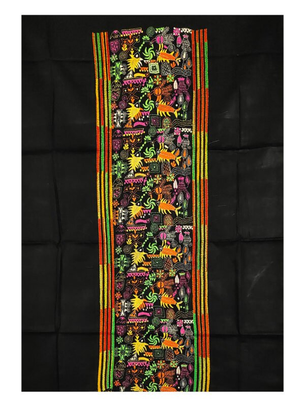 Kantha Stitched Kurti Material - Image 4