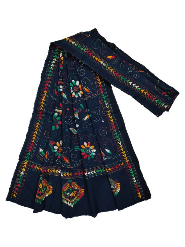 kantha work dupatta