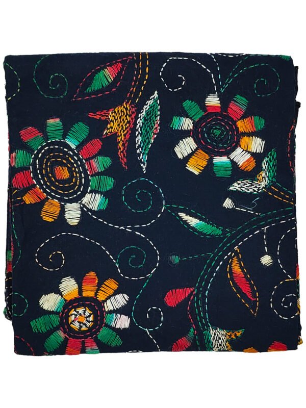 Kantha Stitched Dupatta - Image 3