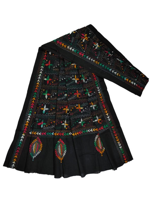 kantha work dupatta