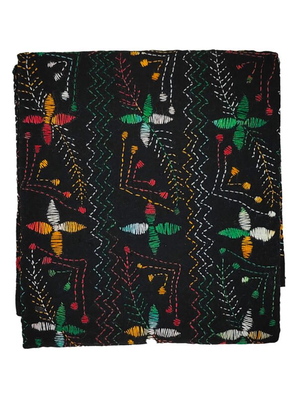 Kantha Stitched Dupatta - Image 3