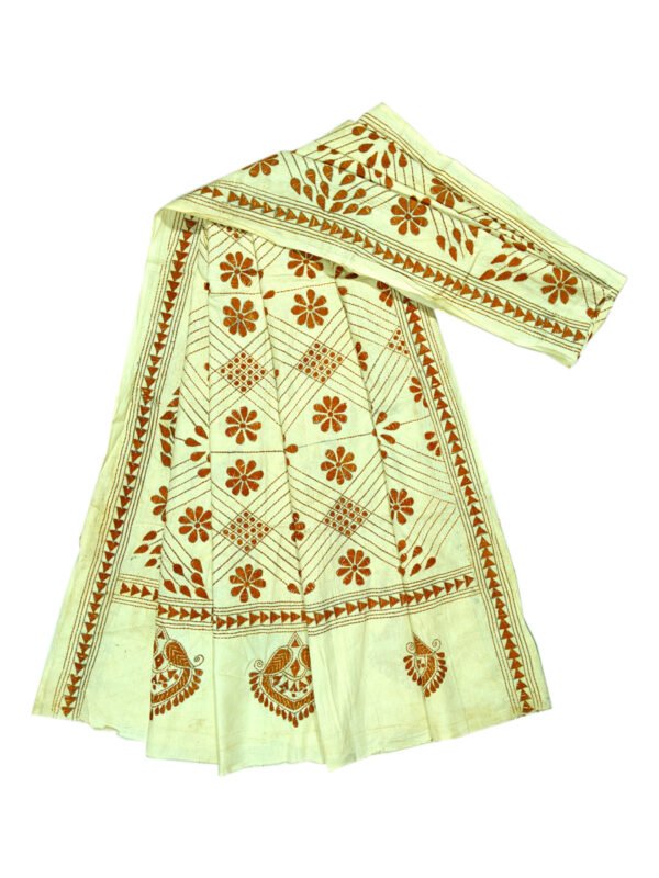 kantha work dupatta