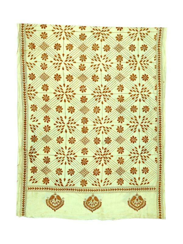 Kantha Stitched Dupatta - Image 3